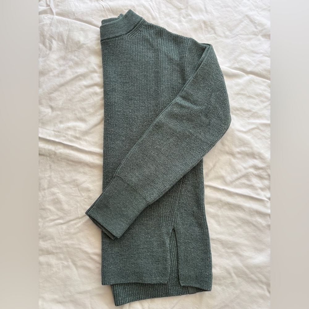 Lululemon Merino Wool-Blend Ribbed Crewneck Sweater - Picture 8 of 8